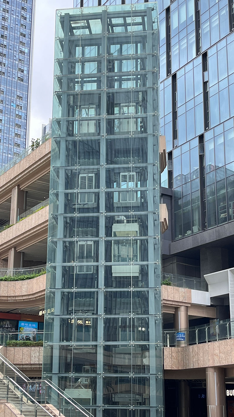 電梯玻璃幕墻價格